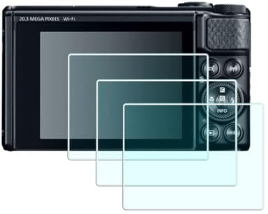 HUIPUXIANG Screen Protector Compatible for Canon PowerShot SX740 HS SX730 HS Camera (for Accessories), 0.3mm High Definition 9H Hardness Optical LCD Premium Glass Protective Cover