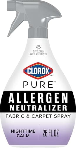 Clorox PURE Allergen Neutralizer Fabric and Carpet Spray, Nighttime Calm, 26 Fluid Ounces