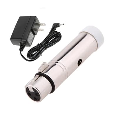 JERRAY DMX512 Wireless 1Pcs Female Receiver XLR 2.4G LED Lighting for Stage PAR Party Light Lighting Control Silver