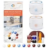 Quartz Tile Granite Marble Countertop Repair Kit (Color Match), Quartz Countertop Chip Repair Kit, Epoxy Cracked Tile Filler for Porcelain Stone Cracks Chips and Scratches