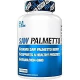 EVL Saw Palmetto for Men 500mg - Saw Palmetto Extract Prostate Supplement for Men for Size Function and Better Bladder Control - DHT Blocker and Thicker Stronger Faster Hair Growth Vitamin