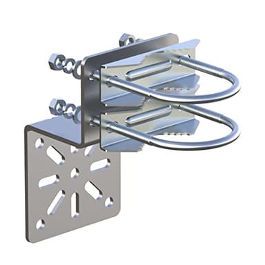 Aimeboost Pole Mount Bracket Anti Vibration Antenna Mount Universal Wall Mounting Bracket [ Without The Pole ] for Security Camera PTZ Dome Indoor Outdoor AP Access Point Client CPE Kits