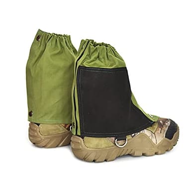 BXXZYF Outdoor Waterproof Leggings Trekking Breathable Leggings Leggings Mudguard Jungle Anti-Snake Bite Shoe Cover (Color : A, Size : One Size)