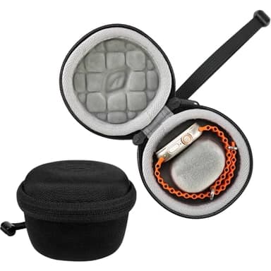 Tiswell Hard Watch Travel Case for Apple Watch Ultra 3/2/1 49mm, Smart Watches for Men & Women,for Samsung Galaxy Watch 7Ultra 47mm, Protective Iwatch Single Apple Watch Case for Sports, Travel, Black