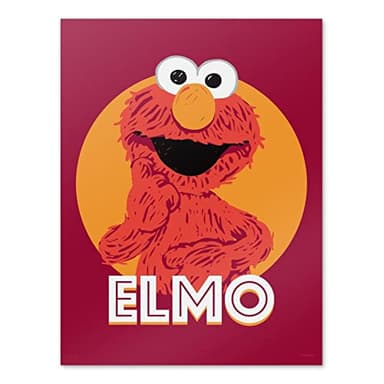 GRAPHICS & MORE Sesame Street Elmo Scribble Wall Art Picture Paper Poster Décor Home Decoration