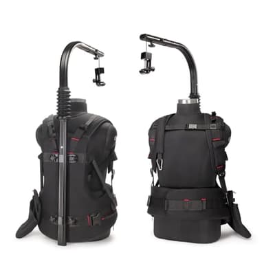 FLYCAM Flowline 750N Professional Ergonomic Camera Support Vest for Gimbals. Payload up to 15-19Kg/33-41.4lb. Top Bar with 5" Arm Extension. Vest Fits Variety of Body Sizes