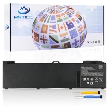 ANTIEE VX04XL Laptop Battery for HP Zbook 15 G5 G6 2YW99AV 2YX00AV 2ZC40EA 2ZC41EA 3AX04AV 3AX02AV 4QH14EA 5KY99AV Serie HSTNN-IB8F 4ME79AA HSN-Q13C L06302-1C1 L05766-855 00HW000 15.4V 90Wh 5844mAh