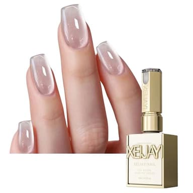 Xeijayi Magnetic Cat Eye Gel Nail Polish Professional 15ml – Soak-Off UV/LED Gel – Plain Boiled Water, High Transparency, Quick Dry – Easy Removal Formula – Nail Art