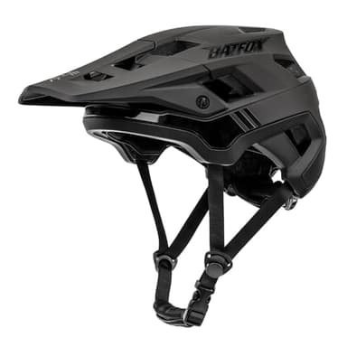 BATFOX Bike Helmet,Mountain Bike Helmet Helmets for Men Women Adults Youth (Black, L(58-61CM))