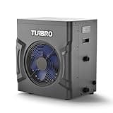 TURBRO Swimming Pool Heat Pump - 20,000 BTU - for Above and In Ground Pools and Spas - High Efficiency, All Electric Heater - No Natural Gas or Propane Needed, Manatee M20