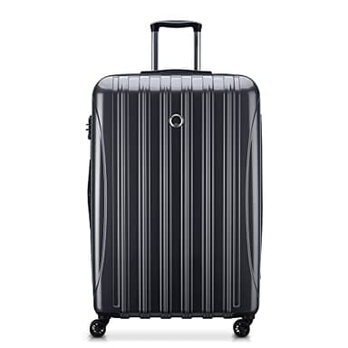 DELSEY PARIS Helium Aero Hardside Expandable Luggage with Spinner Wheels, Titanium, Checked-Large 28 Inch