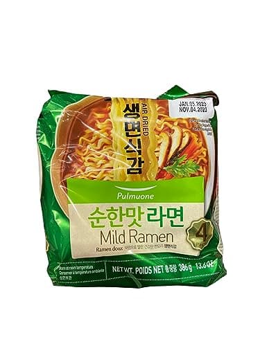 Pulmuone Mild Ramen - A Comforting and Authentic Mild Flavor – 13.6 Oz (pack of 1)