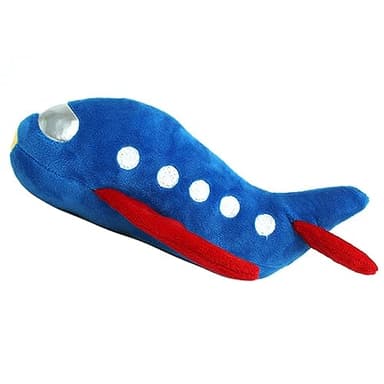 evhooe Dog Toy Cam Toy Pet Chew Stuffed Toy Airplane AntiBite Squeaky Toy Interactive Anxiety Relief Toy for Cats Dogs