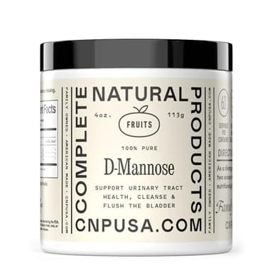 D Mannose Powder Supplement 4oz - D Mannose for UTI Support, Pure D-Mannose Powder for Bladder Urinary Tract Health, Easy Mix Concentrate, No Fillers, Non GMO Gluten Free, Kosher Certified Made USA