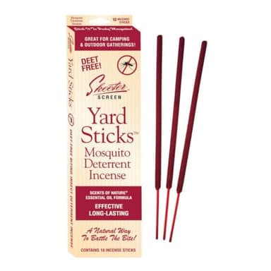 Skeeter Screen 90914R All Natural Barrier Stick - Deet Free, Effective, Long Lasting - Essential Oils - Long Lasting Travel Size - 10 Sticks per Pack