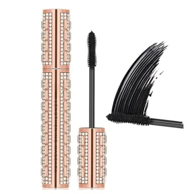 Gentle Waterproof Mascara for Sensitive Eyes - Smudge-Proof, Lengthening & Easy to Remove ﻿ (Black)