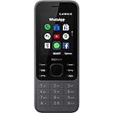 Nokia 6300 4G | Unlocked | International | WiFi Hotspot | Social Apps | Google Maps and Assistant | Light Charcoal