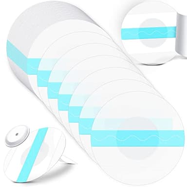 Nuanchu 48 Pack Sensor Covers Compatible with Freestyle Libre 1/2/3,Waterproof CGM Sensor Patches, Glucose Monitor Protector Long Lasting Without Hole (Green)