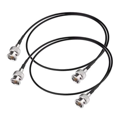 Superbat 2ft BNC Male to Male HD HDSDI 3G 4K 6K Video Cable for Splitter Converter Monitor Switcher, Supports HD-SDI/3G-SDI Video (2-Pack)
