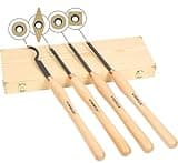 VINWOX 20" Full Size 4 PCS Carbide Wood Lathe Turning Tool Set, Carbide Wood Lathe Chisel Set, Carbide Lathe Turning Tool, Carbide Turning Tool