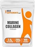 BulkSupplements.com Marine Collagen Powder - Collagen Supplement, Hydrolyzed Collagen Powder, Marine Collagen Peptides Powder - Gluten Free, 2500mg per Serving, 250g (8.8 oz) (Pack of 1)