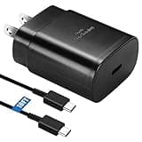 S23 S22 S24 S25 Ultra Samsung Charger Fast Charging Cord,25W Type C Super Fast Charger USB C Charger Block Android Phone Charger &10FT C Charging Cable for Galaxy S25/S24/S23/S22/S21/S20/Plus/Ultra/FE