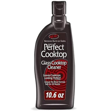 HOPE'S Perfect Cooktop Glass and Ceramic Cooktop and Stove Top Cleaner, Fast Acting and Removes Burnt on Stains from Glass Ceramic Smooth Top Ranges with its No Rinse Formula, 10.6 Oz, Pack of 1