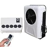 Treeligo DC 12V Universal Electric RV Truck Air Conditioner Camper A/C Unit 10000 BTU Only Cooling for Motorhome Bus tractor automotive air conditioner White