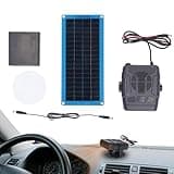 Solar Panel Greenhouse Heater Kit,Chicken Coop Heater Solar Powered,Solar Heater for Greenhouse,30W Winter Poultry Warmer Coop Heater,Portable Car Heater, Solar Power Kit for Coop Pet House Outdoor