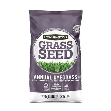 Pennington Annual Ryegrass Retail Bag to Overseed Warm Season Grasses, 25 lb
