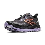 Brooks Women’s Cascadia 18 Mountain Trail Running Shoe - Ebony/Sweet Lavender/Copper - 7 Medium