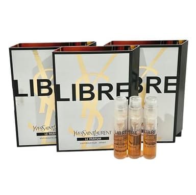 Yves Saint Laurent Sample Perfume YSL Sample Perfume LIBRE LE PARFUM Sample WOMEN Perfume 1.2 ml / 0.04 oz - set of 3