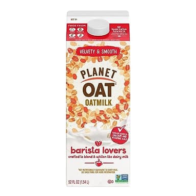 Planet Oat Barista Lovers Oatmilk, 52 oz