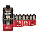 Optimum Nutrition Gold Standard Protein Shake, 24g Protein, Ready to Drink Protein Drinks, Chocolate, 11 Fl Oz, 12 Count (Pack of 1) (Packaging May Vary)