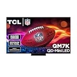 TCL 75-Inch QM7K QLED 4K Smart QD-Mini LED TV with Google TV (75QM7K, 2025 Model) Dolby Vision IQ, Dolby Atmos, HDR, Game Accelerator up to 288Hz, Voice Remote, Works with Alexa, Streaming Television