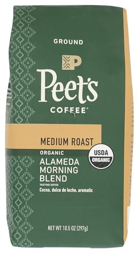 Peet'S Coffee & Tea Organic Alameda Morning Blend Medium Roast Coffee, 10.5 Oz