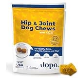 Jope Hip and Joint Dog Chews with UC-II® Collagen - More Effective Than Glucosamine - Veterinarian-Developed - Recommended for Small, Medium and Large Dogs - Cold-Pressed & Third-Party Tested