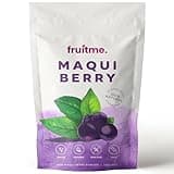 Raw Certified Organic 100% Maqui Berry Powder Freeze-Dried 3.5oz (100g) - Antioxidant Rich Superfood Product Of Chile - Highest ORAC Superfruit - Chilean Wineberry by FruitMe