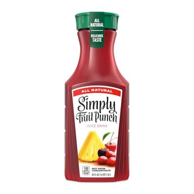 All Natural Simply Fruit Punch Juice Drink, 52 Fl Oz Bottle
