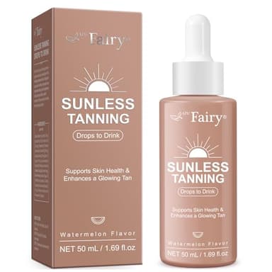Tanning Drops to Drink - Sunless Tanning Drops To Drink - Bronze Tanning for Face and Body, Promotes Healthy Skin, Suitable for All Skin Types 50ml