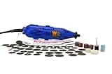 WEN 2307 Variable Speed Rotary Tool Kit with 100-Piece Accessories,Blue,Medium