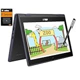 ASUS Chromebook Flip CR11 2-in-1 (11.6" Touchscreen, Intel N100, 4GB RAM, 96GB Storage), Ruggedized & Water Resistant, Convertible Students & Home Laptop, IST Pen, Long Battery Life, Chrome OS