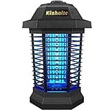 Klahaite Bug Zapper Outdoor, Mosquito Zapper, Fly Traps Fly Zapper,Mosquito Repellent Outdoor Patio and Backyard Covers 1/2 Acre, 4200V Powerful Grid, ABS Fireproof Plastic Outer
