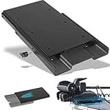 Replacement for Minn Kota 1854035 MKA-16-03 Trolling Motor Quick Release Bracket Compatible with Ulterra, Terrova, PowerDrive, PowerDrive V2, PowerDrive Pontoon and Deckhand 40, Black Aluminum