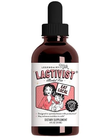 Legendairy Milk Lactivist Drops, Breastfeeding Supplement to Increase Breast Milk Supply, Organic Torbangun for Lactation, Made in USA, Alcohol Free, 4 Fl Oz