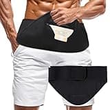 Ostomy Belt, Adjustable 33''-43'' Ostomy Pouch Cover with Zipper, Elastic Ostomy Support Belt,Black Unisex Stealth Belt for Holding Ostomy Bag