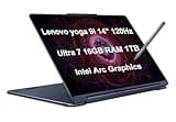 2025 Lenovo Yoga 9i 2-in-1 Business Laptop (14" QHD 120Hz Touchscreen, Intel 16-core Ultra 7 155H, 16GB RAM, 1TB SSD, Arc Graphics, Stylus) Backlit KB, FP Reader, IR Webcam, B&W Audio, Win 11 Pro