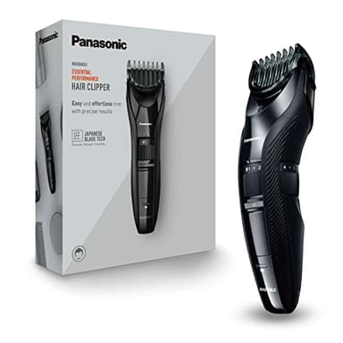 Panasonic ER-GC53 Hair Clipper with 19 Cutting Lengths (1-10 mm) Washable Black