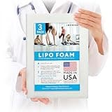 IMPRESA White Liposuction Foam Pads - 3 Pack - Aftercare for Liposuction, Tummy Tuck Surgery, and C-Sections - Great to Use with Post Surgery Compression Garments or Medical Corset (8 x 11 x 0.5 in)…