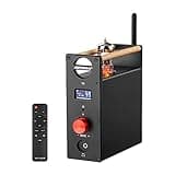 AIYIMA T8 6N3 Digital Tube Preamplifier Bluetooth 5.0 Hi-Fi Headphone Preamp Decoder Preamp PC-USB DAC APTX for Home Wireless Receiver Audio Stereo Amplifier + with Remote Control